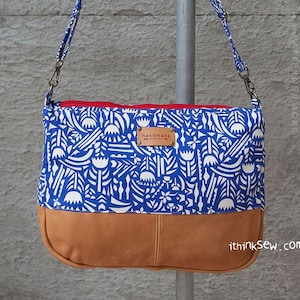 Camille Cross Bag PDF Sewing Pattern, easy sewing pattern