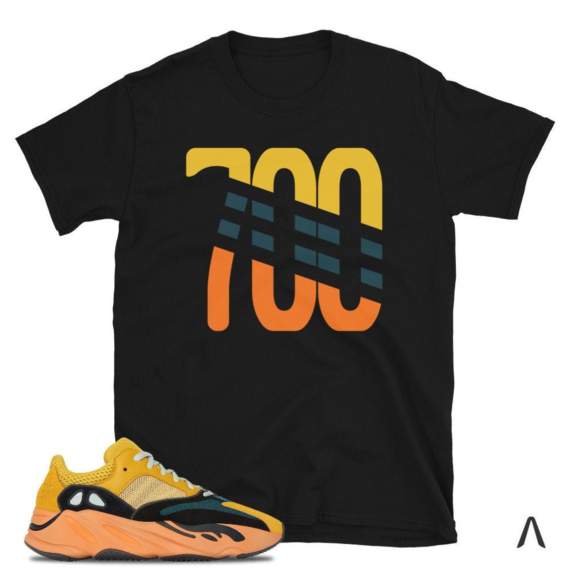 Shirt to Match Yeezy Boost 700 Sun Diagonal Sneaker Shirt | Etsy