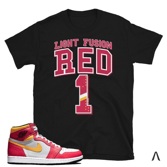 Jordan 1 Retro High OG Light Fusion Red Sneaker Match Unisex | Etsy