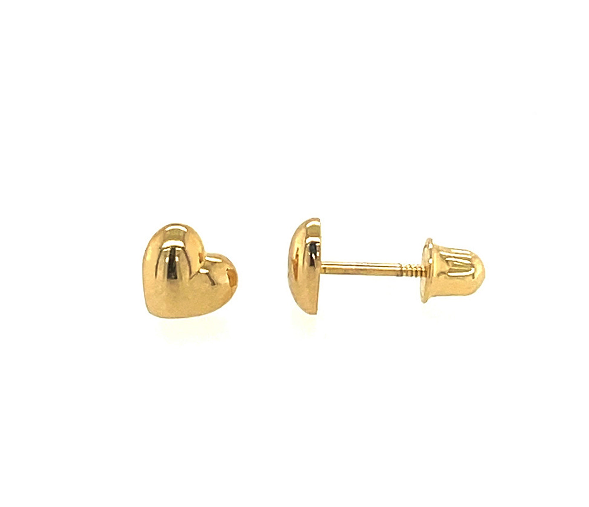 Fit for A Princess 14K Yellow Gold Bow Dangle Screw Back Children's Earrings | Jewelry Vine