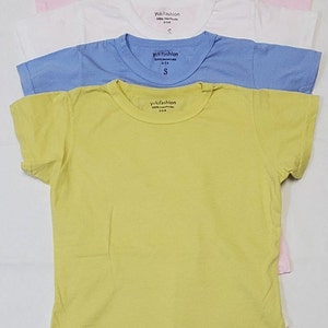 Women&#39;s Crew Neck T-shirt 100% Cotton Jersey Soft Fabric