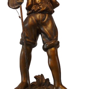 Circa 1900 Henri Tremo Sculpture First Fish