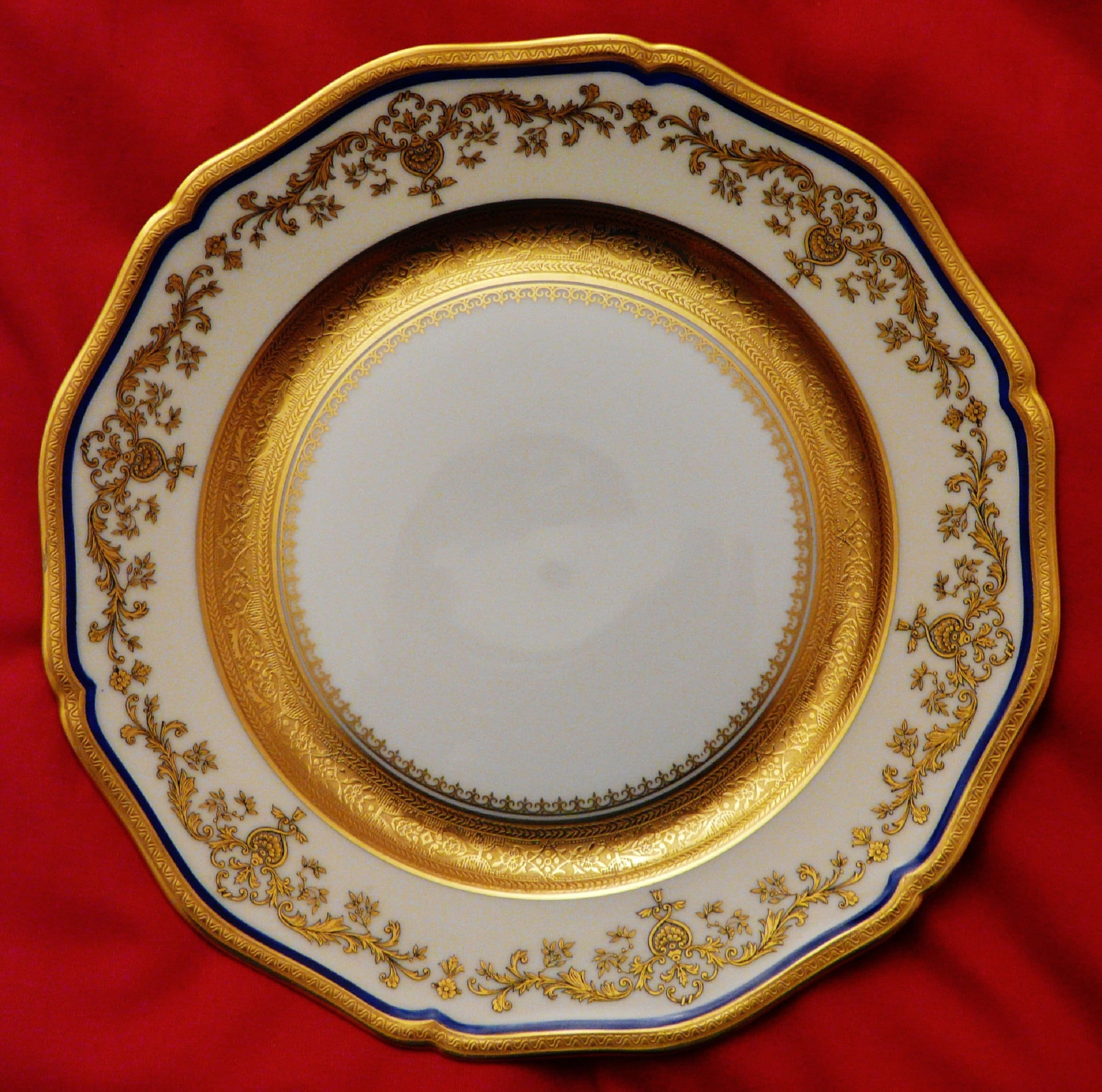 Raynaud Limoges Grand Siècle | Grand Siècle Assiette en Porcelaine