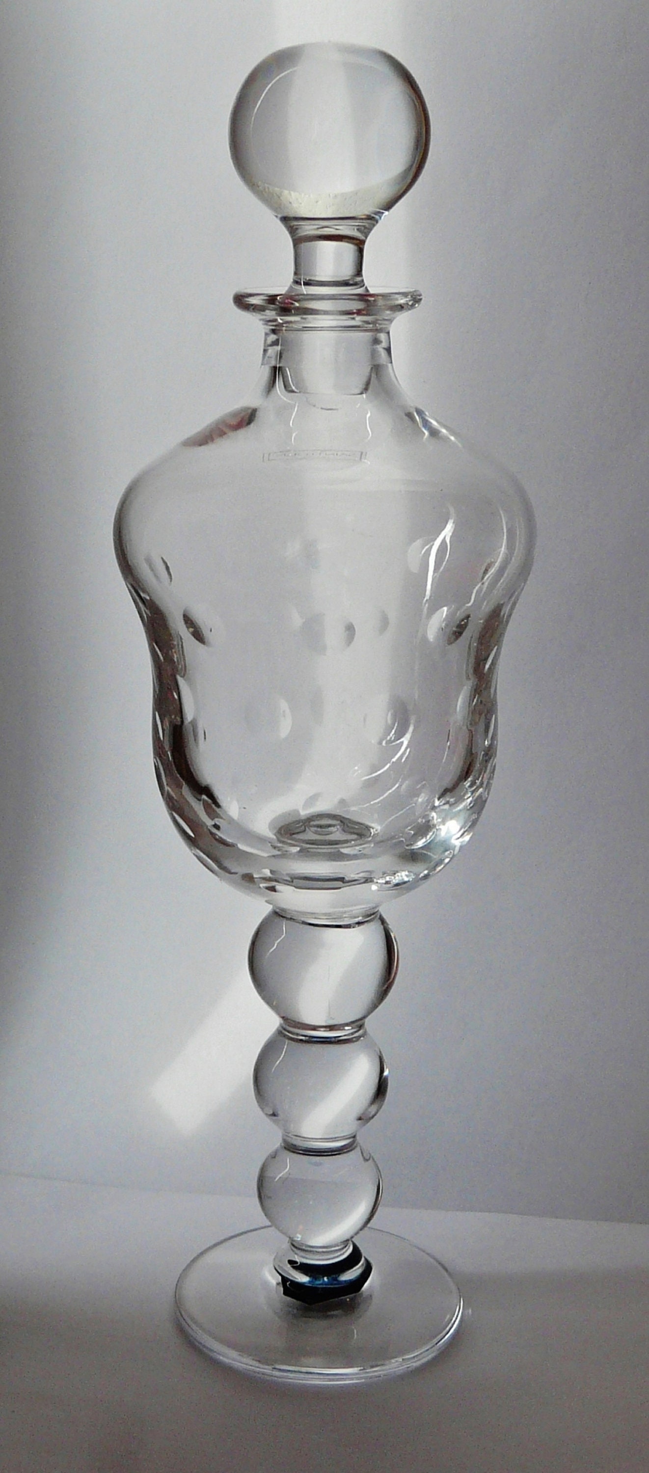 Saint Louis Bubbles Décanteur Liqueur Carafe ou Crystal Perfume Bottle