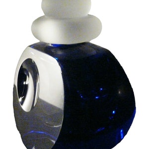 1992 Saint Louis Kristallparfümflasche Serge Manceau Design