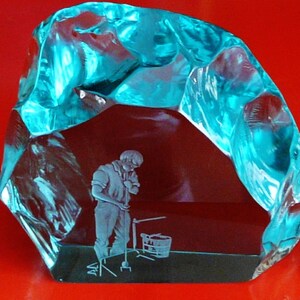 Hovmantorp Crystal Paperweight