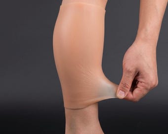 Manicotti in silicone per polpacci, manicotti protettivi per valorizzare le gambe, manicotti per gambe esteticamente gradevoli, manicotti per coprire le cicatrici