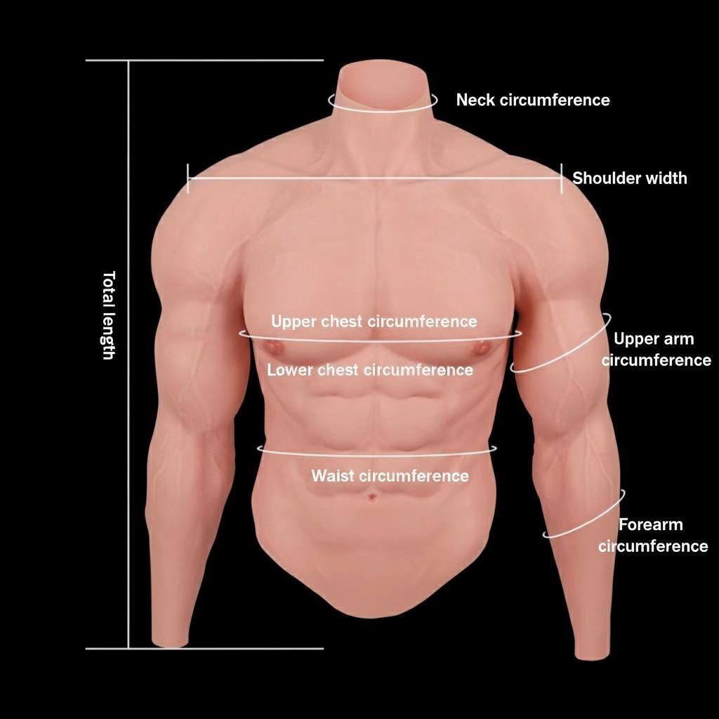 Fll Silicone Muscle Suit, Cosplay Muscle Suit, Cosplay Prop,silicone ...