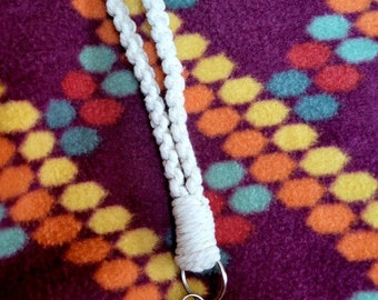 Custom Handmade Macrame Lanyard Keychain