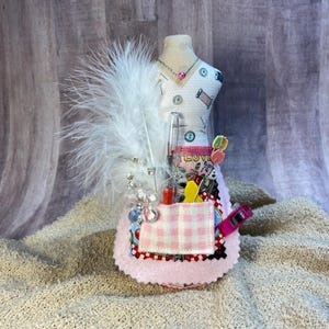 Dress Form Pin Cushion Mannequin Mantle Decoration Pin Cushion Sewing Notions Mantle Accessories Quilt notions Sewing Supplies Home Decor Ho