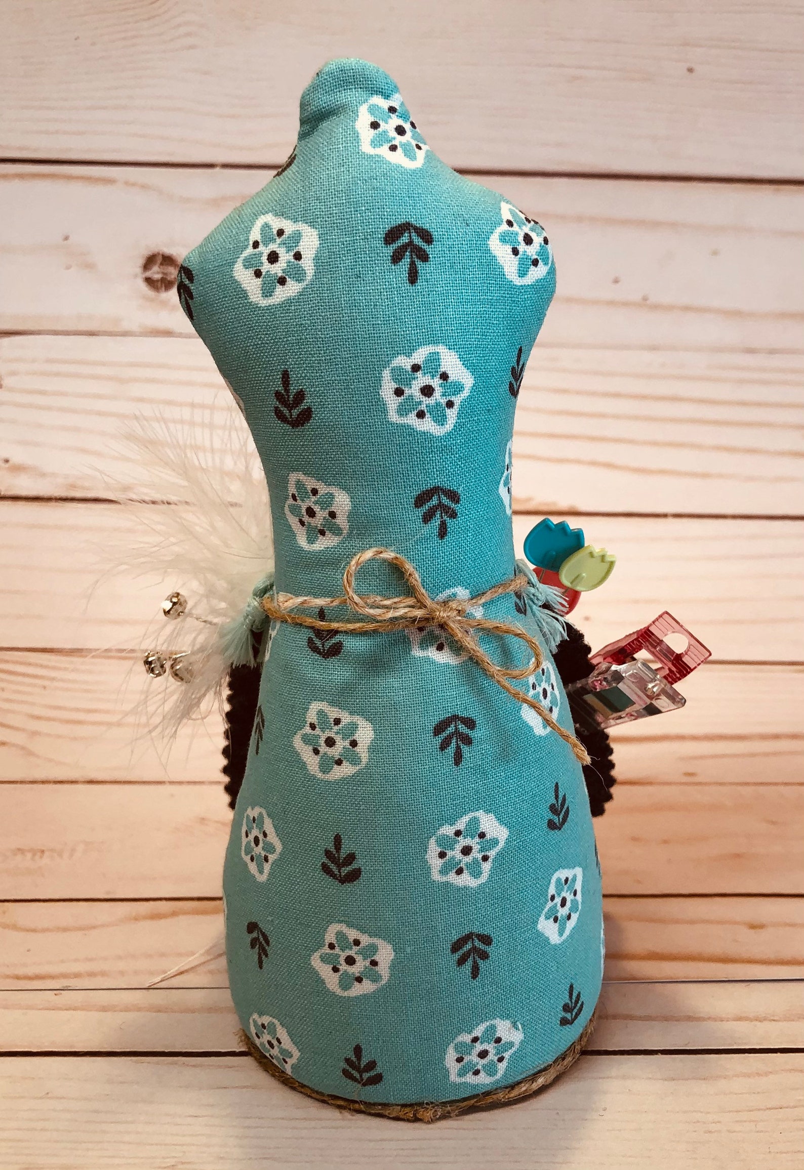 Dress Form Pin Cushion Mannequin Mantle Decoration Japanese Etsy