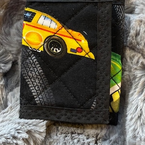 Child Wallets Kids Wallets My First Wallet Toddler Size Trifold Wallets  Hot Wheels Race Cars