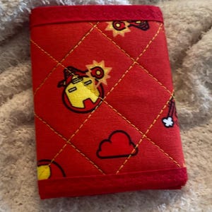 Carteras para niños Carteras para niños Mi primera cartera Carteras triples para niños pequeños Iron Man Super Hero