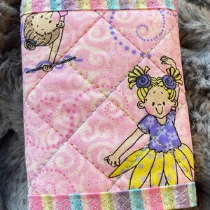 Child Wallets Kids Wallets My First Wallet Toddler Size Trifold Wallets  Little Ballerinas With Glitter