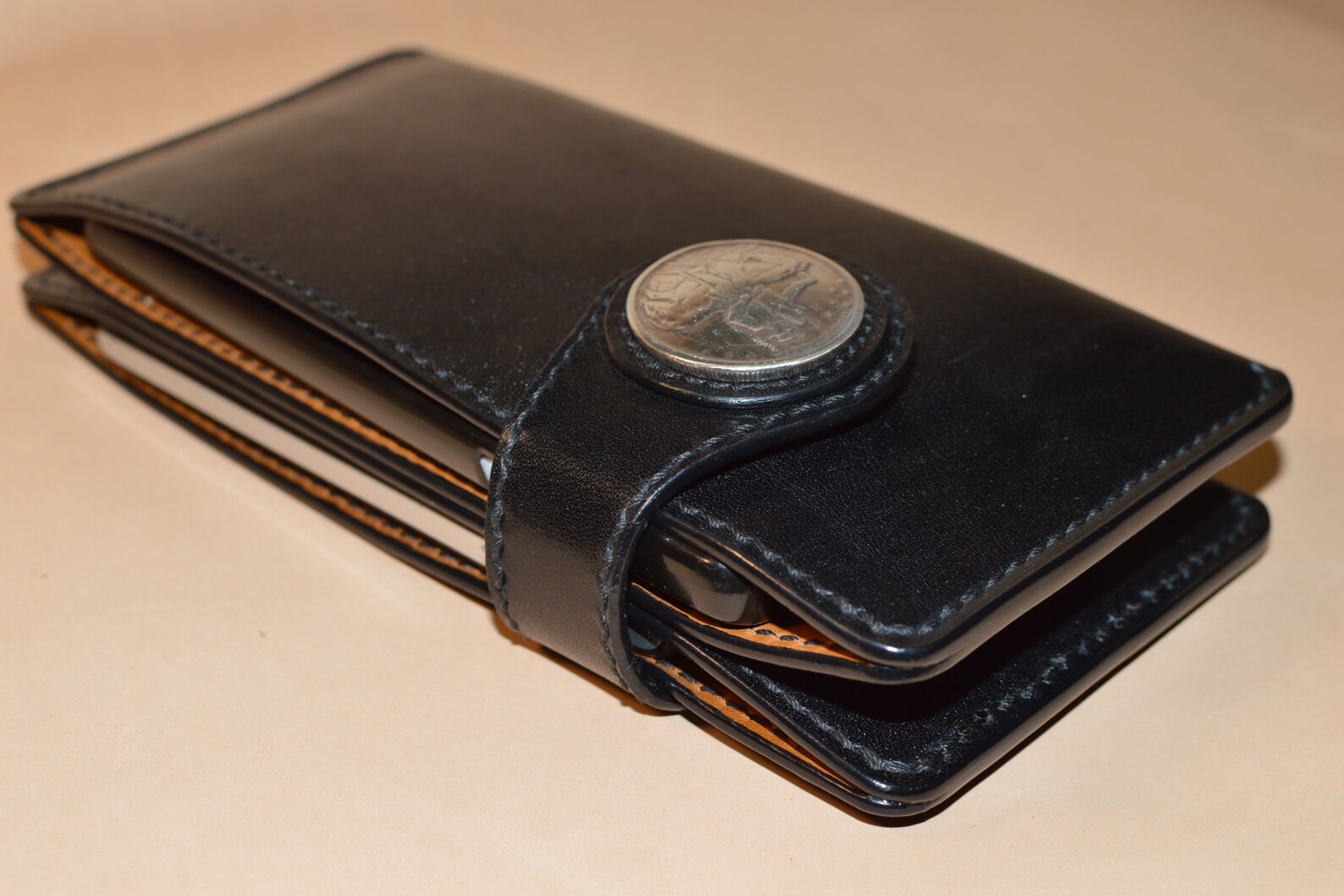 Leather case for two phones dual phone case two phones case Etsy