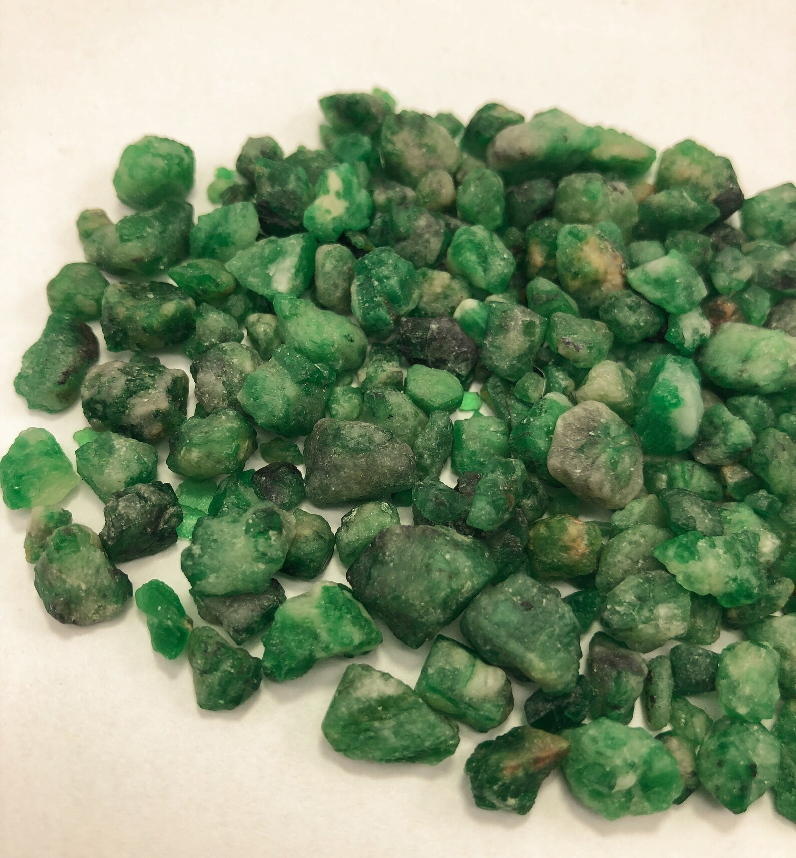 242 Carats Natural Emerald Stones from Swat Pakistan Etsy