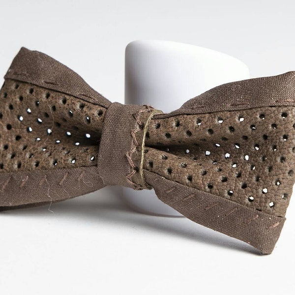 Noeud Papillon Cuir / Bow tie Leather