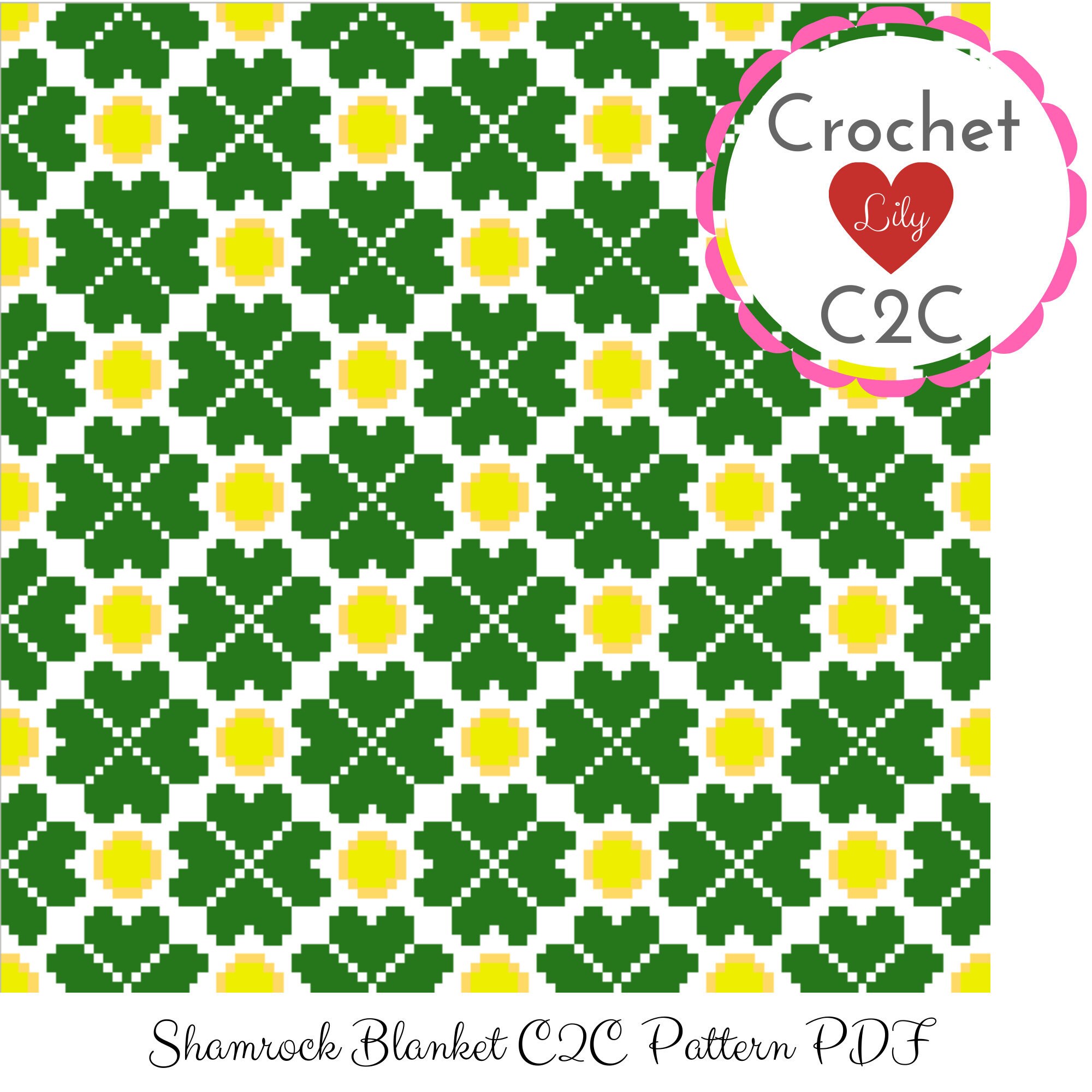 Clover blanket Shamrock blanket Irish baby blanket St Etsy