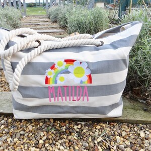 Personalised Beach Bag , Personalised Holiday Bag, Personalised Holdall , Personalised Swimming Bag ,Personalized Beach Bag