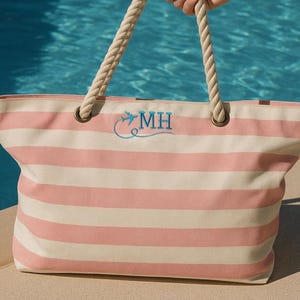 Personalised Beach Bag , Personalised Holiday Bag, Personalised Holdall , Personalised Swimming Bag ,Personalized Beach Bag ,Canvas Tote