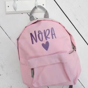 Personalised Rainbow Backpack Rucksack -  Personalized Bag - school nursery Bag - Personalised Kids Backpack - Toddler Backpack  Rainbow Bag