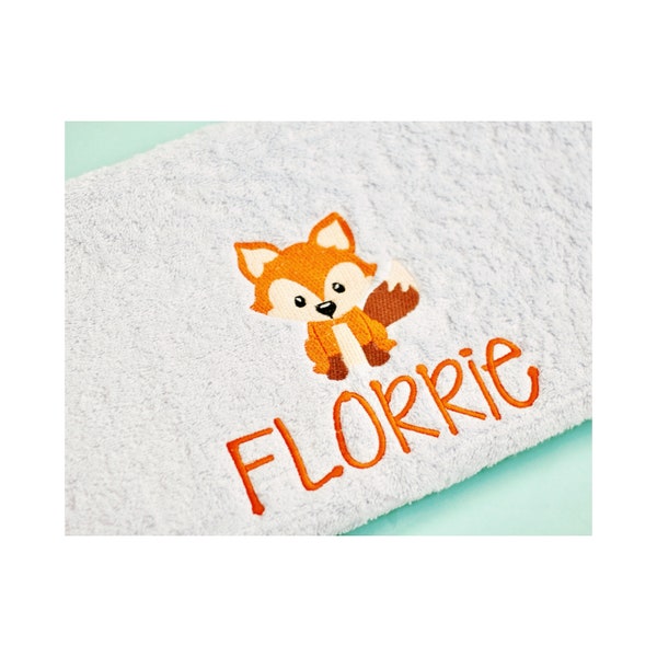 Fox Towel Etsy