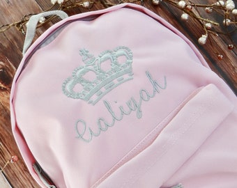 Personalised Child's  Backpack  -  Personalized Bag - school nursery Bag - Personalised Kids Backpack - Toddler Backpack - Girls Name Bag