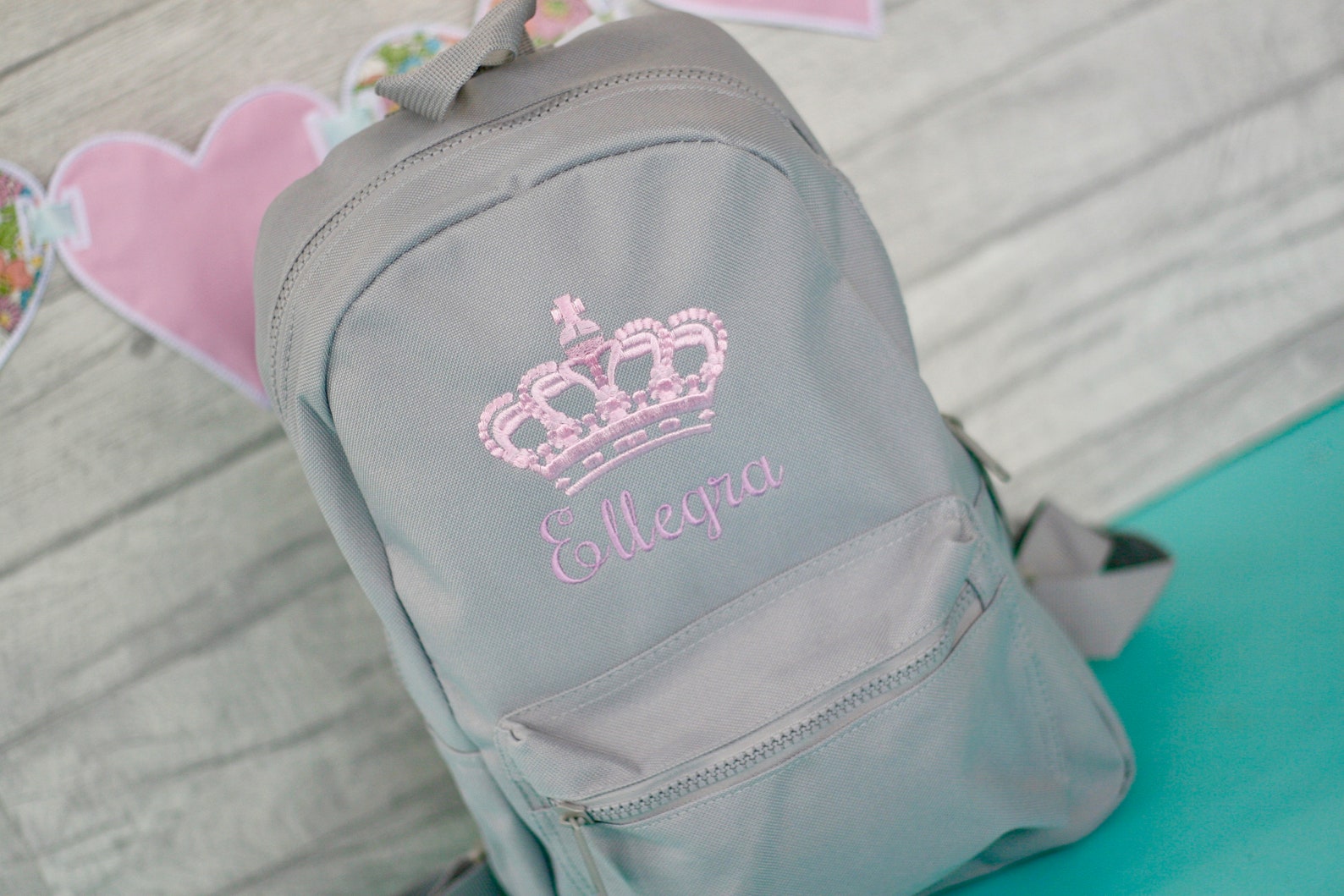 Personalised Princess Mini Backpack / Personalised Crown | Etsy