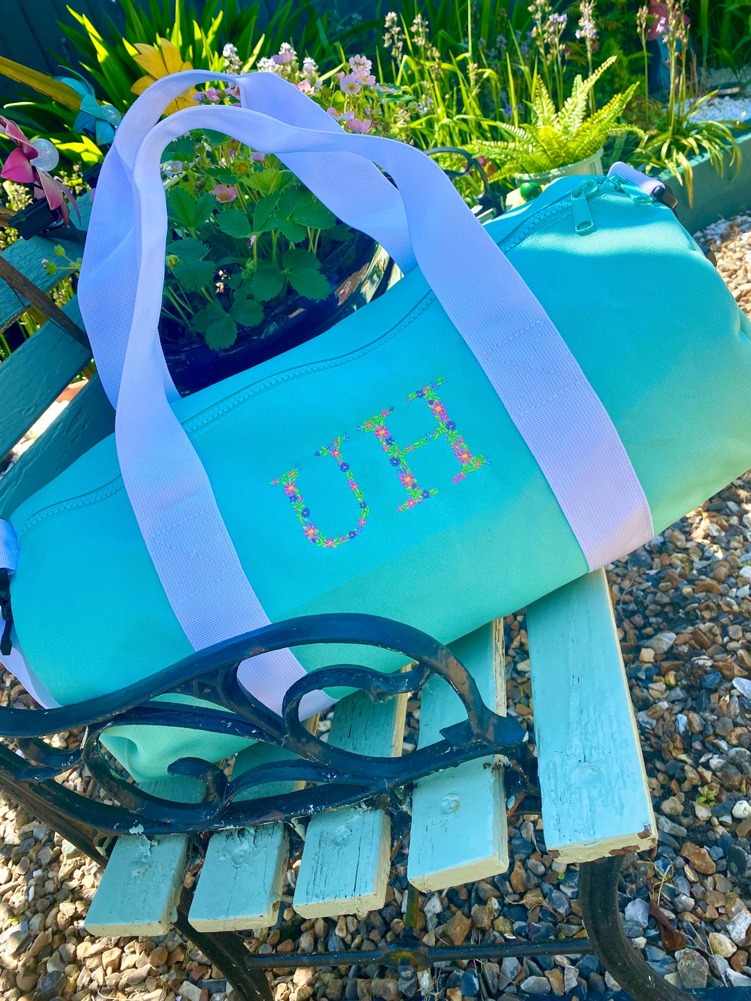 Personalised Gym Bag Woman's Holdall Yoga Bags for Etsy