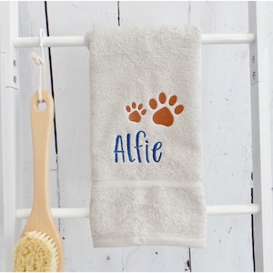 Personalised Dog Towel , Large Personalised Pet Towel for Cats or Dogs , Puppy Towel , Personalised Puppy Towel , Pet Towels