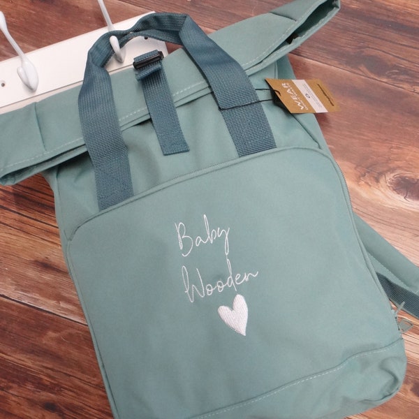 Personalised Mama Bag  , Mum Bag Backpack,  Rucksack Mummy , Baby Bag Day Bag , Changing Bag,  Baby Shower ,  Mother’s Day , Nappy Bag