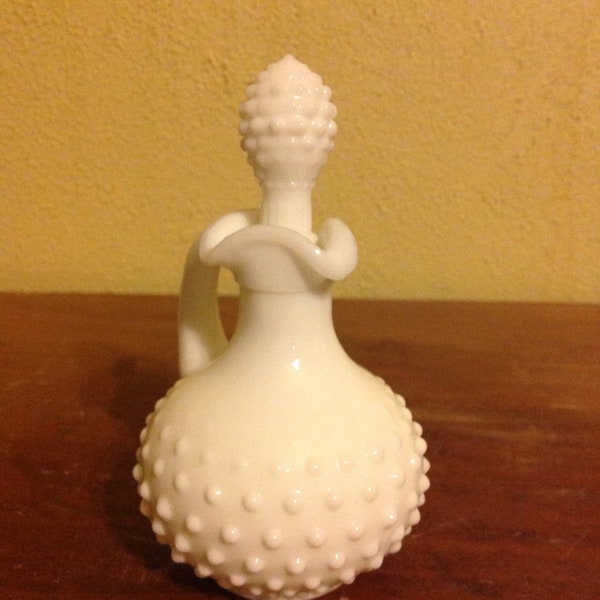 Vintage AVON Hobinail Elusive Bath Oil Bottle