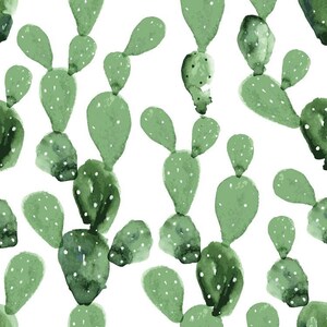 Cacti Removable Wallpaper //Self Adhesive Wallpaper image 2