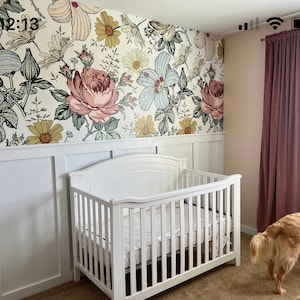 Harlow // Peel and Stick Wallpaper // Removable image 4