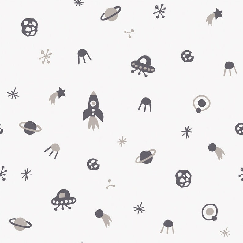 Cosmic Wallpaper // Space // Spaceship // Temporary Wallpaper Etsy