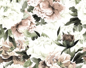 Peony // Peel and Stick Removable Wallpaper