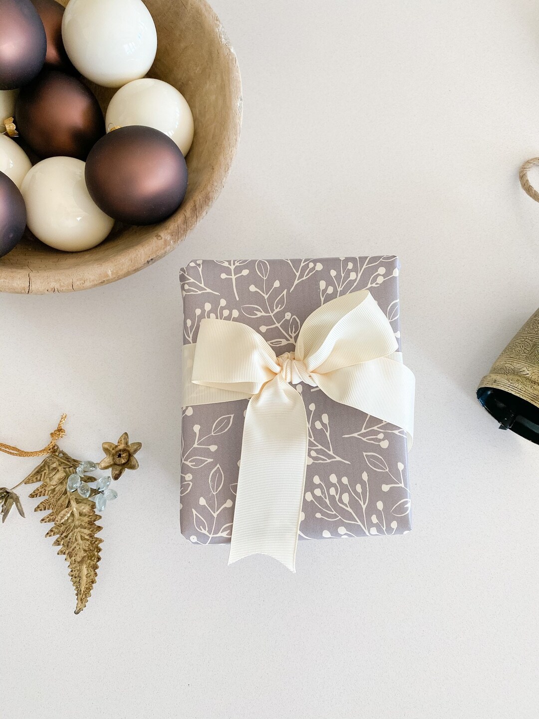 Floral Gift Wrap Paper Etsy