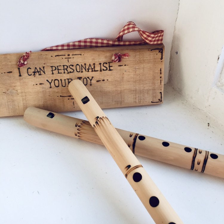 Bamboo Whistle Etsy