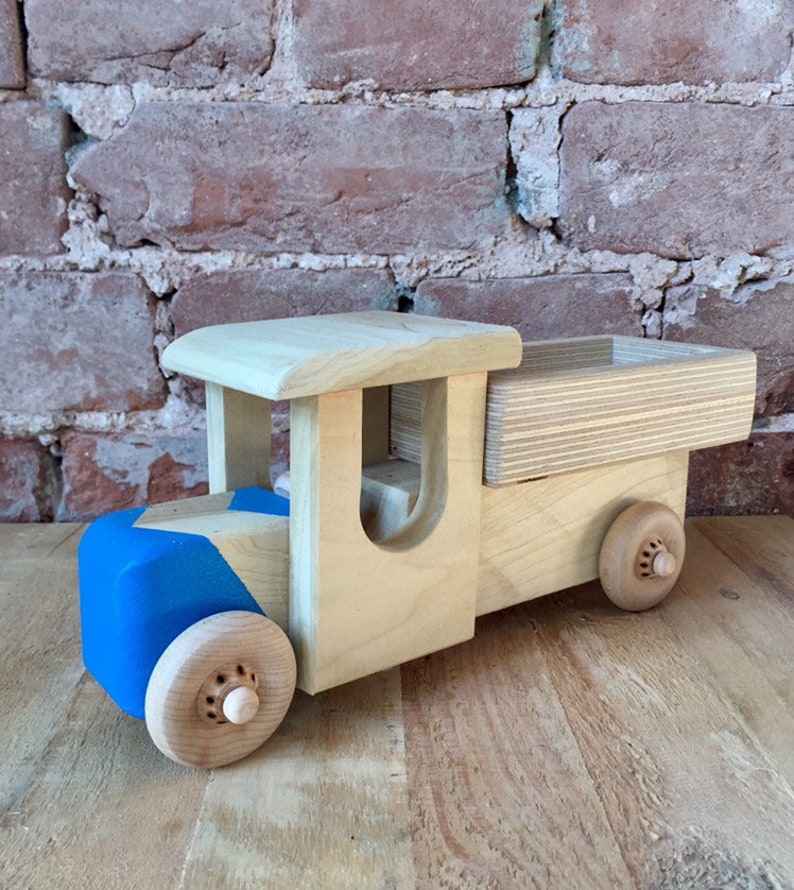 wooden toddler truck