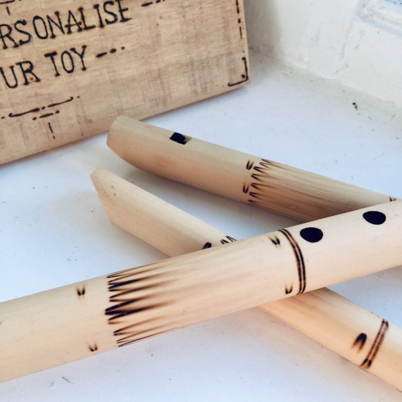 Bamboo Whistle Etsy