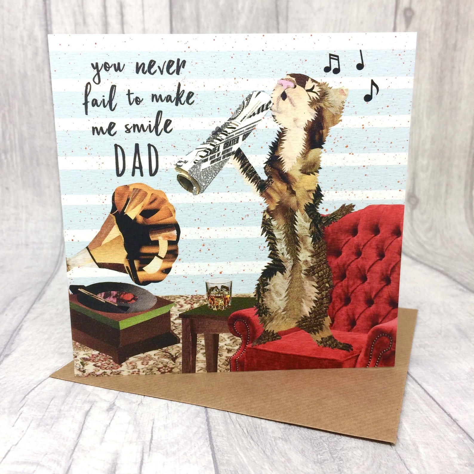 Birthday Dad, Father's Day Card, Ferret, Singing Dad, Birthday Card ...
