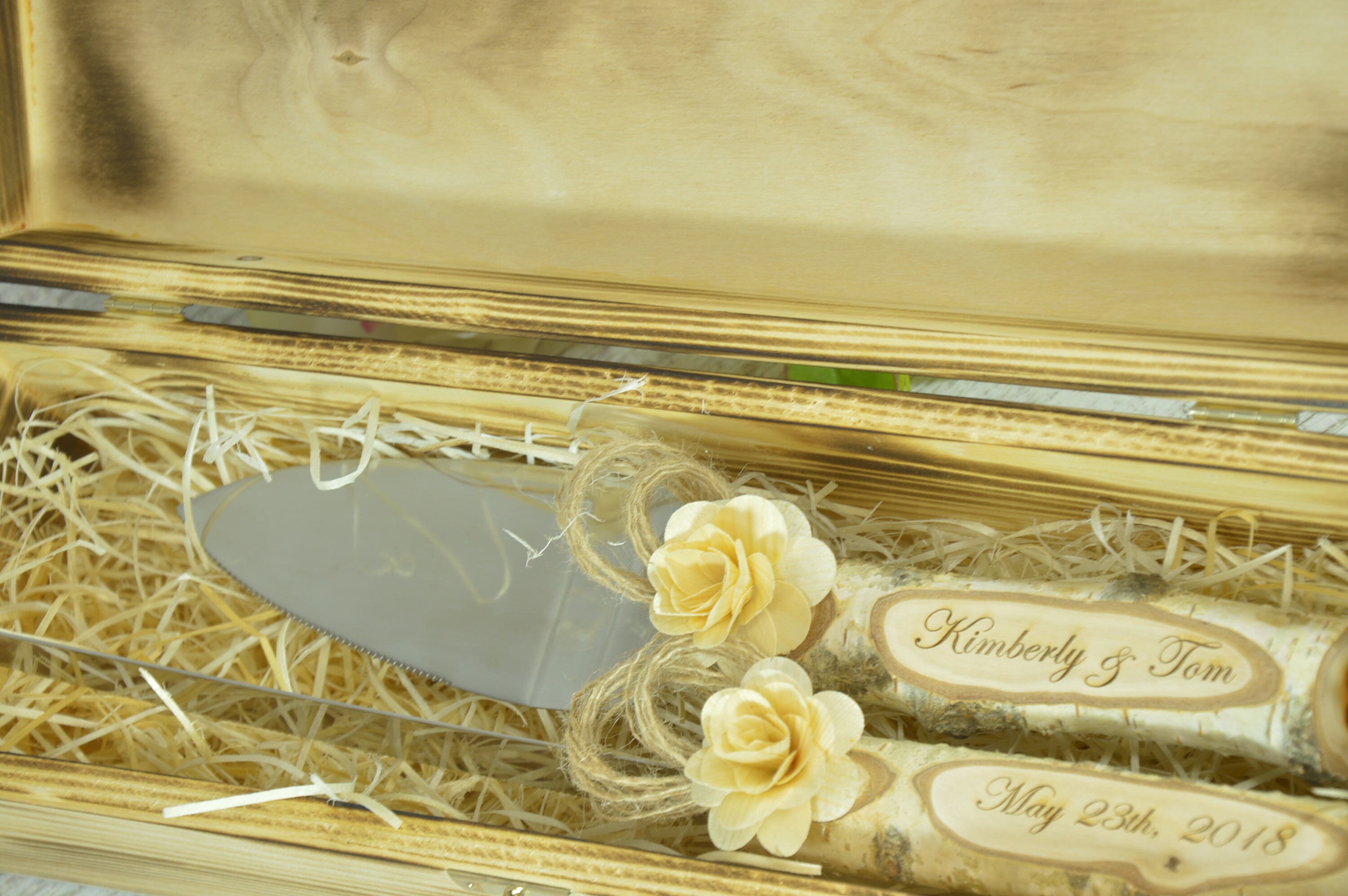 Wedding knife. Wedding cake set. Personalized knife. Cake Etsy