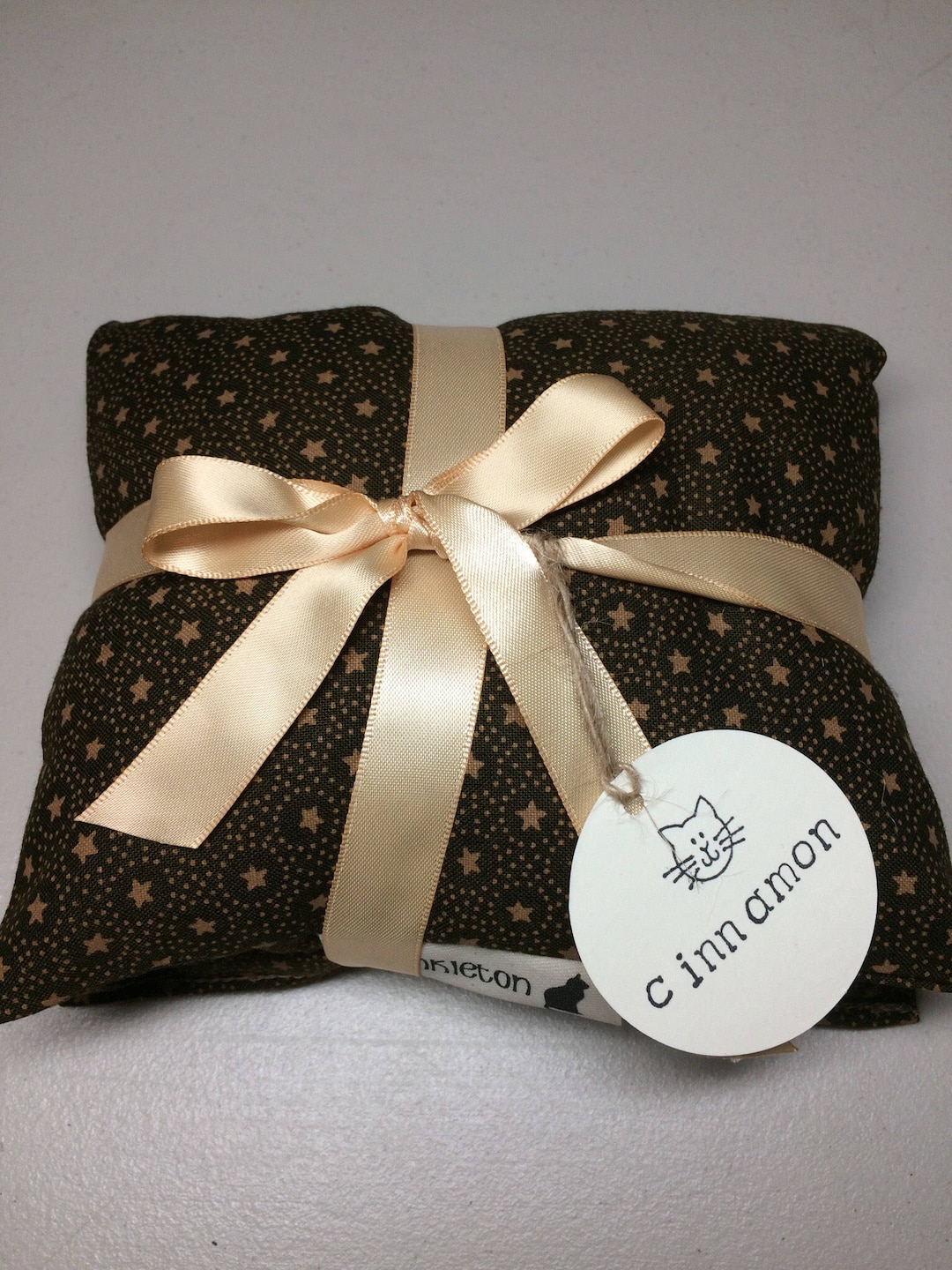 Microwave Flaxseed and Rice Heating Bag Hot or Cold Cinnamon Etsy