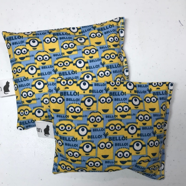Boo Boo Bags, Set of 2, Cold Pack, Hot Pack, Baby Ice Pack, Kids Ice Pack, Hand Warmer, Flaxseed and Rice, Unscented, Minions