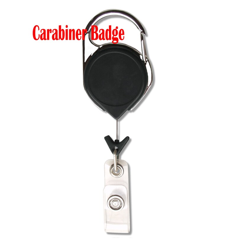 SALE Retractable ID Badge Reel Alligator Swivel Clip Etsy UK