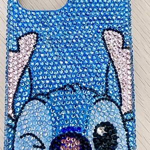 Handmade Blinged Out Glass Rhinestones Cartoon  Cell Phone Case bling bling
