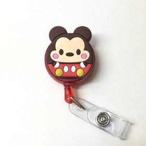 セール!!!!! かわいい漫画キャラクターの引き込み式IDバッジリールIDバッジホルダー - 看護師の同僚へのギフトバッジを教える