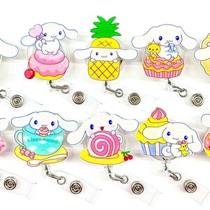 SALE !!!!! 1 pc Cute Dog Cartoon Retractable ID Badge Reel - Doctor / Nurse / Medical / Teacher Badge Reel Badge Clips gift ideas