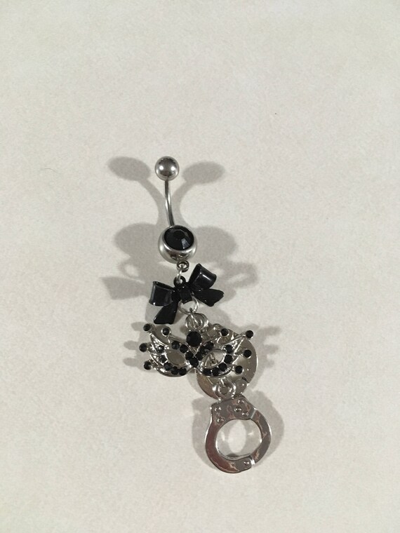 Fifty Shades Of Grey Darker Handcuffs Masquerade Mask Tie Necklace Jewelry Gifts