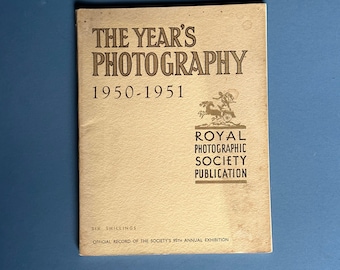 The Years Photography, 1950-1951, Royal Photographic Society, Softback Book